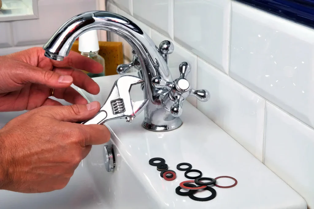 Bathroom faucet repair and fixture replacement by Clermont Plumbing Pros